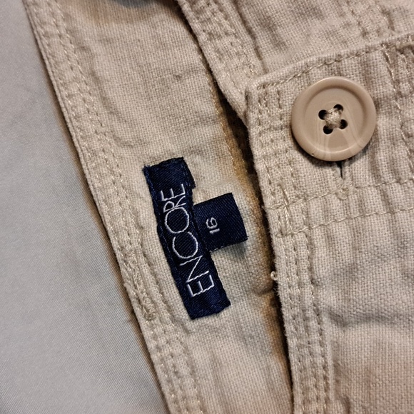 💥2/$10💥Kaki capris pants size 16 Encore - Picture 2 of 4